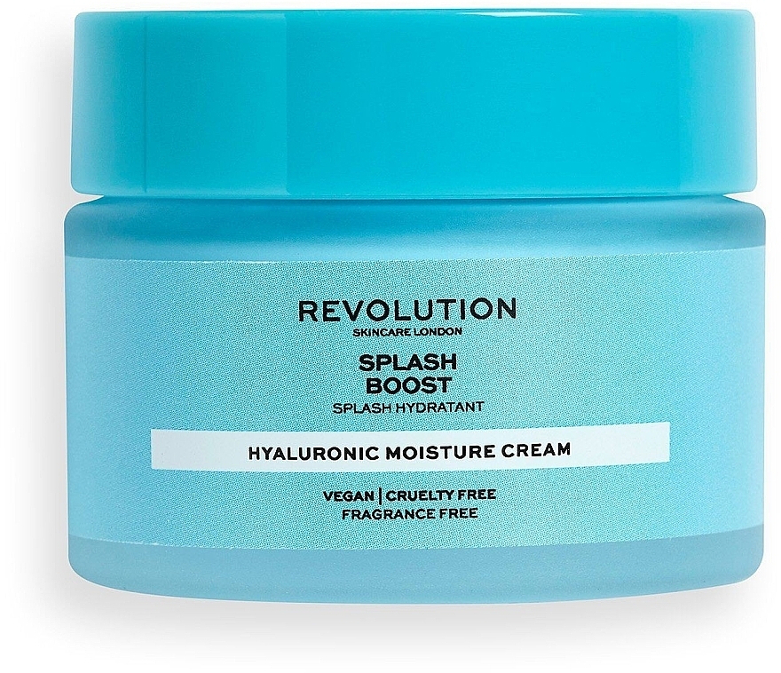 Moisturizing Hyaluronic Acid Face Cream - Revolution Skincare Splash Boost with Hyaluronic Acid — photo N1