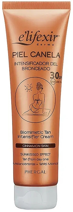Body Tanning Booster - E'lifexir Dermo Piel Cinnamon Bronze Intensifier SPF30 — photo N4