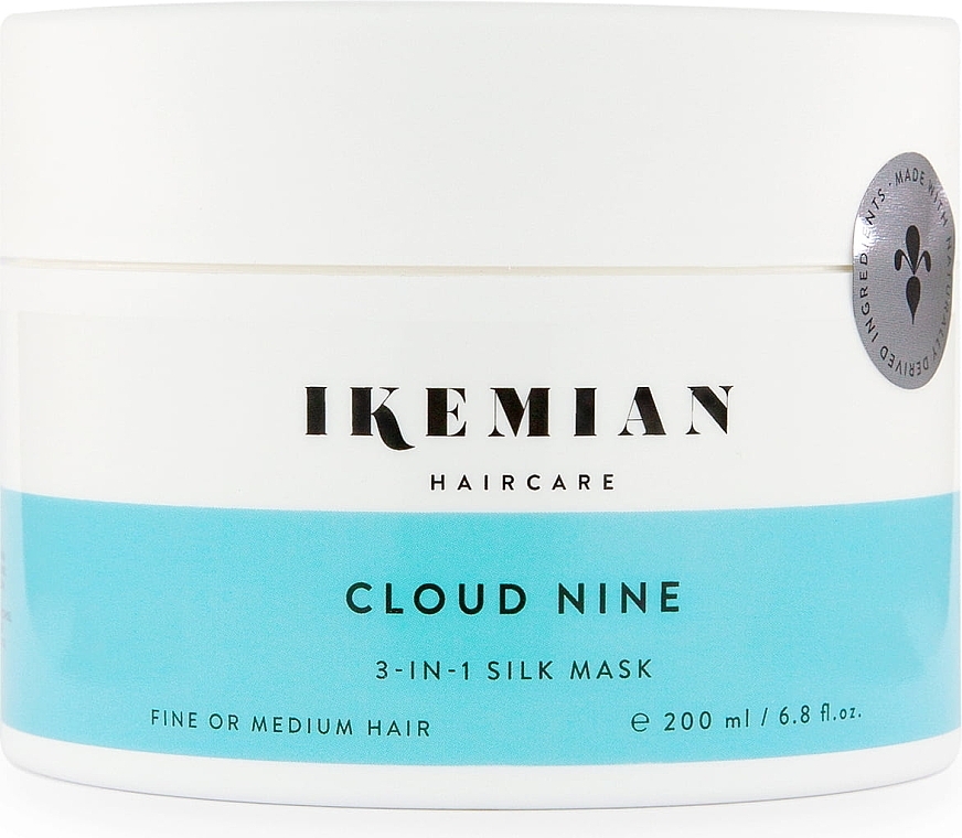 Silk Hair Mask - Ikemian Hair Care Cloud Nine 3-In-1 Silk Mask — photo N1