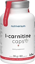 Fragrances, Perfumes, Cosmetics L-Carnitine Dietary Supplement, 500 mg, capsules - Nutriversum L-Carnitine Caps