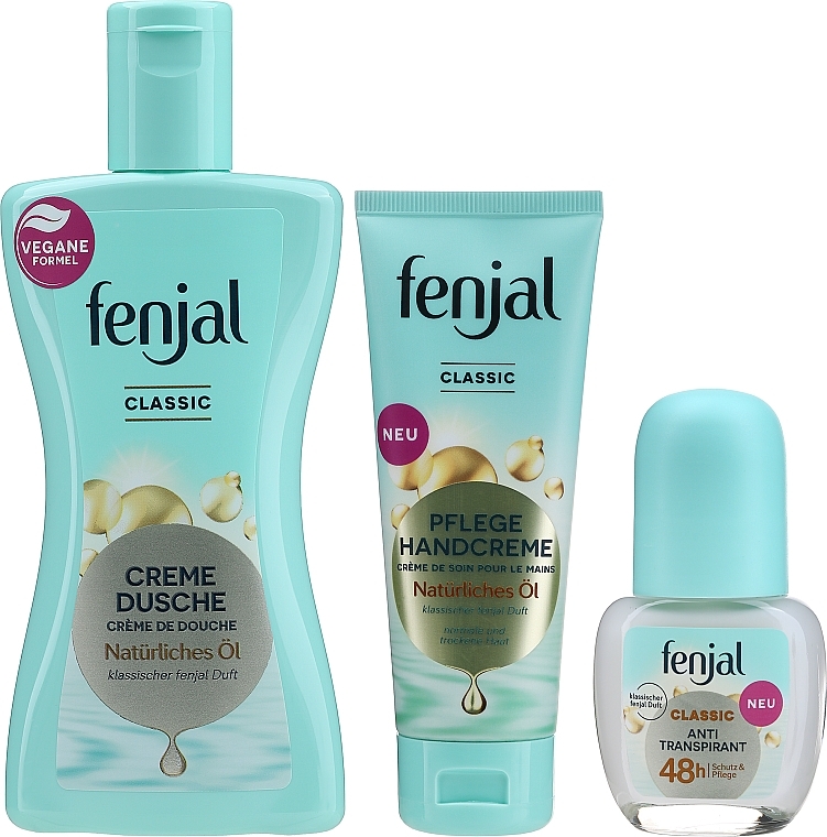 Set - Fenjal Classic (sh/cr/200ml + h/cr/75ml + deo/50ml) — photo N1