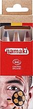 Fragrances, Perfumes, Cosmetics Facial Colour Pencils Set, black, yellow, red - Namaki Supporter Kit