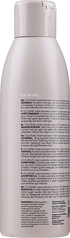 Cream Activator - Kevin Murphy Color Me Cream Activator 40 Vol 12% — photo N2