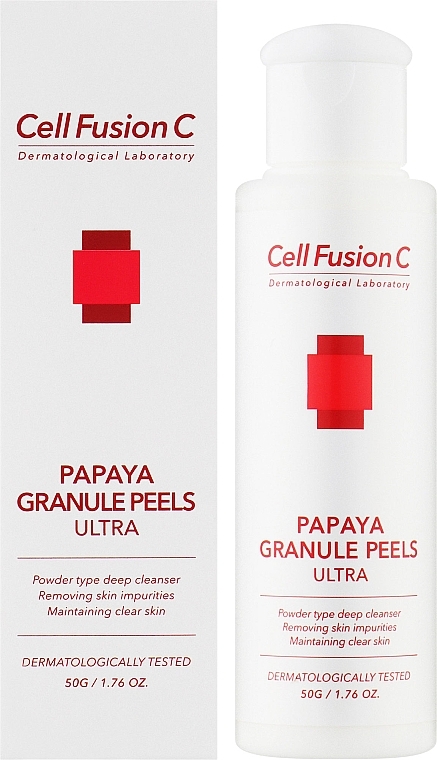 Face Cleansing Enzyme Peeling - Cell Fusion C Papaya Granule Peels — photo N2