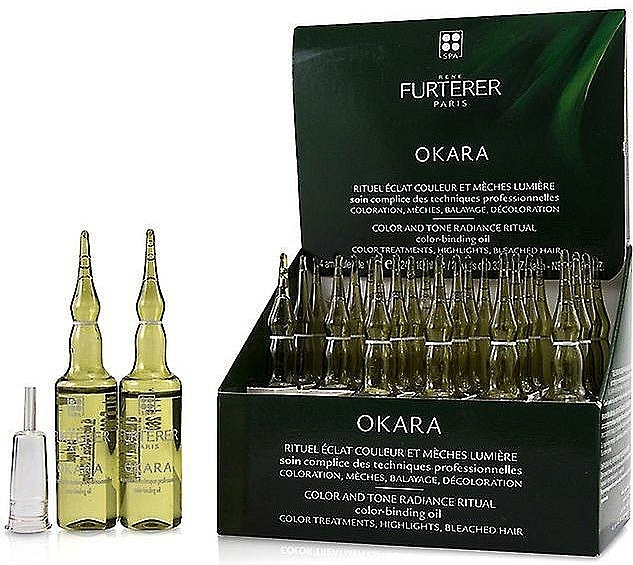 Hair Color Preserving Oil - Rene Furterer Okara Professional Care For Colored Hair — photo N1