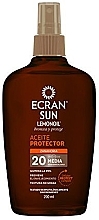 Fragrances, Perfumes, Cosmetics Sunscreen Oil - Ecran Sun Lemonoil Oil Spray SPF20