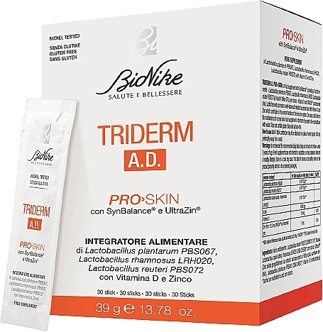 Dietary Supplement - BioNike Triderm A.D. Food Supplement — photo N1