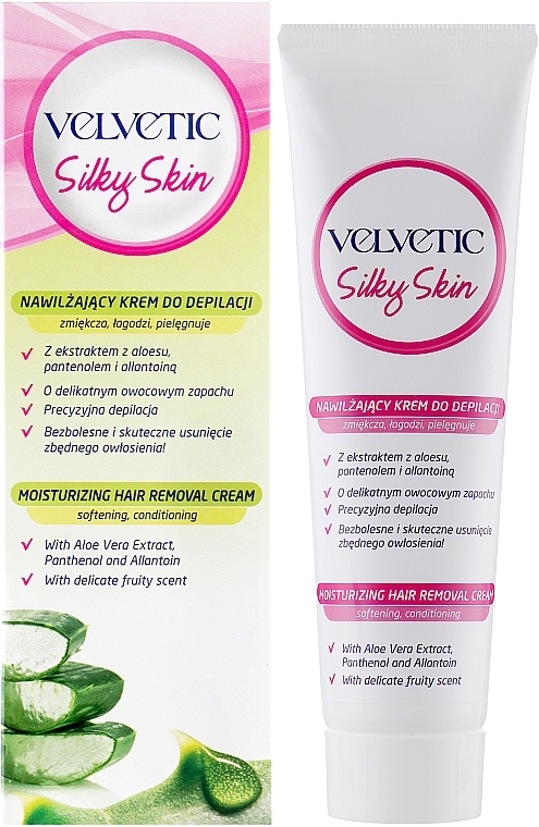 Moisturising Hair Removal Cream - Velvetic Silky Skin Moisturizing Hair Removal Cream — photo N3