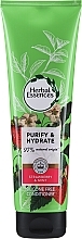 Fragrances, Perfumes, Cosmetics Cleansing and Moisturising Hair Conditioner 'Strawberry & Mint' - Herbal Essences Purify & Hydrate Strawberry & Mint 97 % Natural Origin