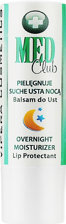 Lip Balm "Ocernight Moisturizing of Dry Lips" - Vipera Med Club No 3 — photo N1