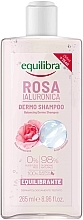 Fragrances, Perfumes, Cosmetics Rose & Hyaluronic Acid Shampoo - Equilibra Rosa Balansing Dermo Shampoo