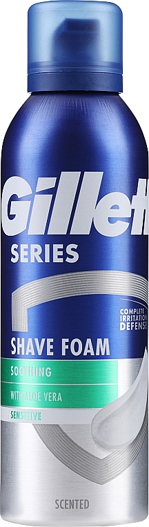 Men Shaving Foam "Sensitive Skin" - Gillette Series for Men — photo N3