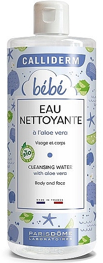 Aloe Vera Cleansing Water for Kids - Calliderm Bebe Cleasing Water Aloe Vera — photo N1