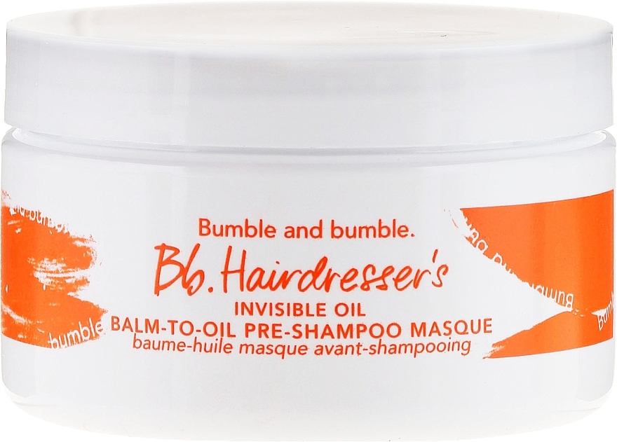 Hair Pre-Shampoo - Bumble And Bumble Hairdresser's Invisible Balm-To-Oil Pre-Shampoo Masque — photo N2