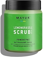 Fragrances, Perfumes, Cosmetics Natural Salt Face & Body Scrub "Lemongrass" - Mayur