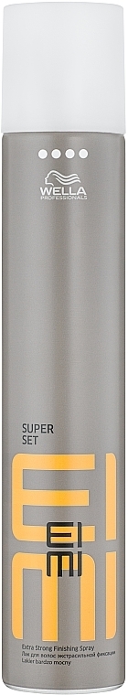 Extra Strong Hold Hair Spray - Wella Professionals EIMI Super Set — photo N1
