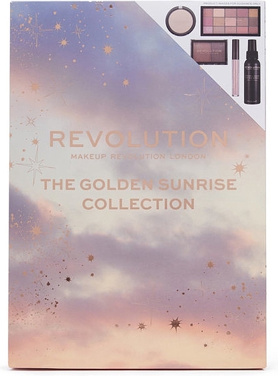 Set, 5 products - Makeup Revolution The Golden Sunrise Collection — photo N2