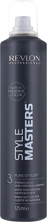 Strong Hold Hairspray - Revlon Professional Style Masters Pure Styler — photo N1