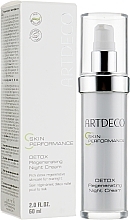 Fragrances, Perfumes, Cosmetics Night Face Cream - Artdeco Skin Performance Detox Regenerating Night Cream