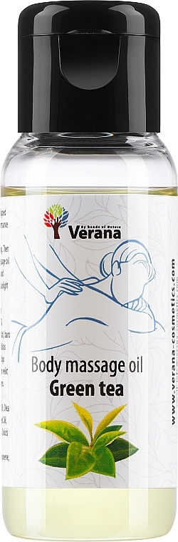 Green Tea Body Massage Oil - Verana Body Massage Oil — photo N1