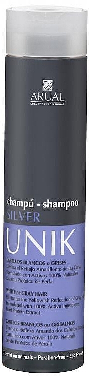 Shampoo for Blonde & Gray Hair - Arual Unik Silver Shampoo — photo N1