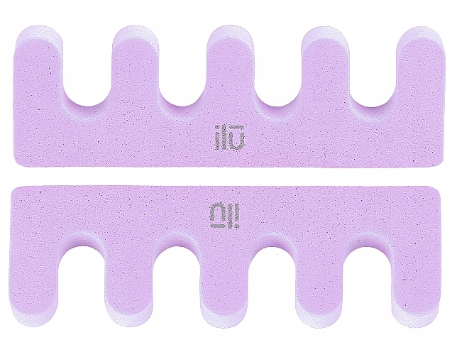 Pedicure Toe Separator, lilac - Ilu Toe Separator Purple — photo N1