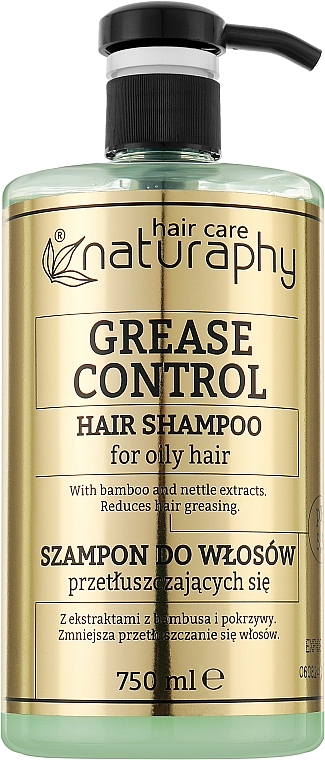 Bamboo & Nettle Shampoo - Naturaphy Grease Control Hair Shampoo — photo N1