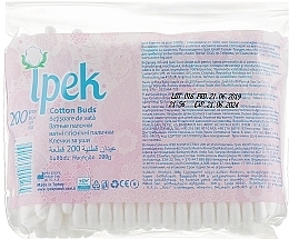 Cotton Buds in Package, 200 pcs - Ipek Cotton Buds — photo N2