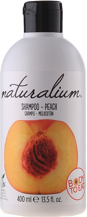 Hair Shampoo "Peach" - Naturalium Shampoo And Conditioner Peach — photo N4