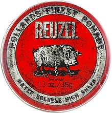 Fragrances, Perfumes, Cosmetics Hair Styling Pomade - Reuzel Water Soluble Red High Sheen Pomade