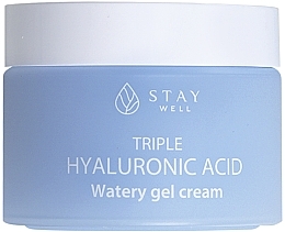 Fragrances, Perfumes, Cosmetics Moisturizing Face Cream for Dry Skin - Stay Well Triple Hyaluronic Acid Cream