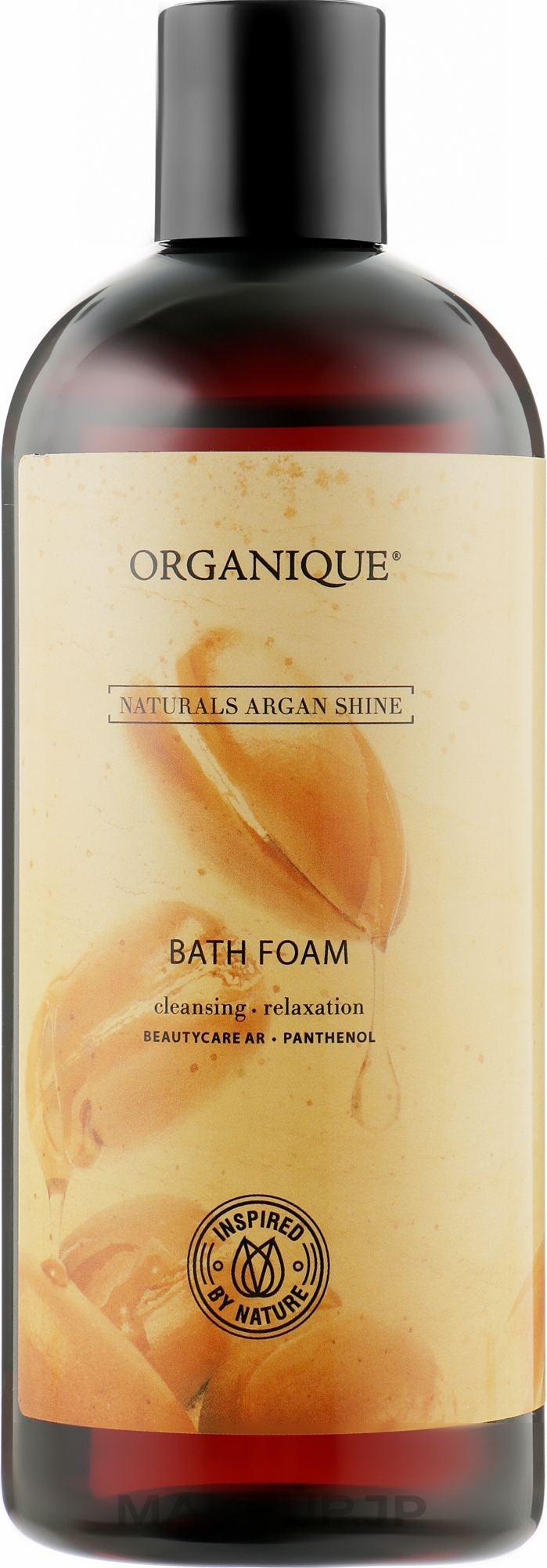 Bath Foam for Dry & Sensitive Skin - Organique Naturals Argan Shine Bath Foam — photo 400 ml