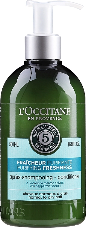 Hair Conditioner - L'Occitane Aromachologie Purifying Freshness Conditioner — photo N1