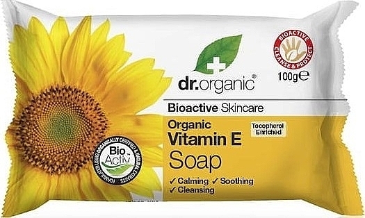 Vitamin E Soap - Dr. Organic Bioactive Skincare Organic Vitamin E Soap — photo N1