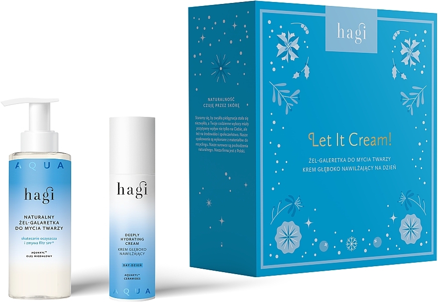 セット - Hagi Aqua Zone Let It Cream! (cr/50ml + f/gel/150) — photo N1