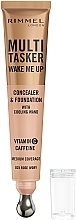 Concealer & Foundation - Rimmel Multi Tasker Wake Me Up Concealer & Foundation — photo N2