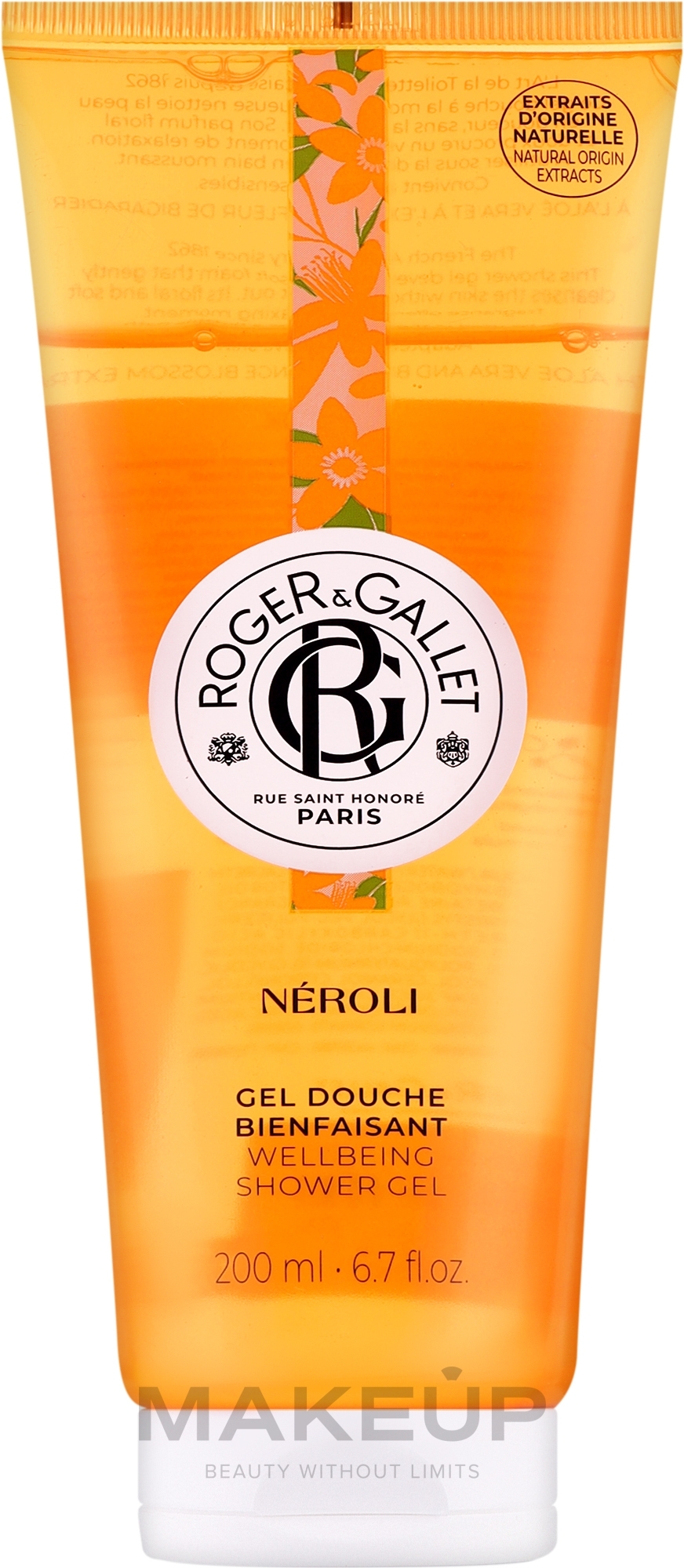 Roger&Gallet Neroli Wellbeing Shower Gel - Shower Gel — photo 200 ml