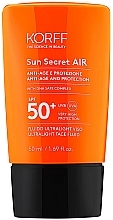 Face Cream Fluid SPF50 - Korff Sun Secret Air Anti-Age And Protection SPF 50 — photo N1