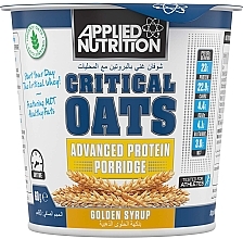 Fragrances, Perfumes, Cosmetics Sports Nutrition 'Syrup' - Applied Nutrition Critical Oats Advanced Protein Porridge Golden Syrup