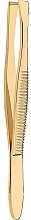 Fragrances, Perfumes, Cosmetics Straight Tweezer "Golden Eye", 1090 - Donegal Straight Tweezers