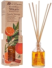 Cinnamon & Orange Reed Diffuser - La Casa de los Aromas Mikado Botanical Reed Diffuser Cinnamon Orange — photo N1