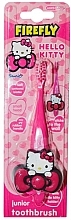 Fragrances, Perfumes, Cosmetics Children's Toothbrush with 3D Holder, pink - Hello Kitty Firefly