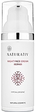 Fragrances, Perfumes, Cosmetics Night Face Cream - Naturativ Facial Night Cream