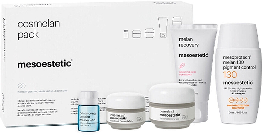 Set, 5 products - Mesoestetic Cosmelan Pack Pigment Control — photo N3