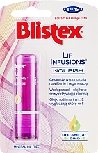 Fragrances, Perfumes, Cosmetics Nourishing Lip Balm - Blistex Lip Infusions Nourish SPF15