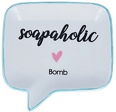 Fragrances, Perfumes, Cosmetics Soap Dish - Bomb Cosmetics Soap Dish Soapaholic