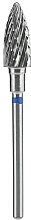 Fragrances, Perfumes, Cosmetics Carbide Nail Drill Bit 'Cone', blue, diameter 6 mm, work part 14 mm - Staleks Pro Expert