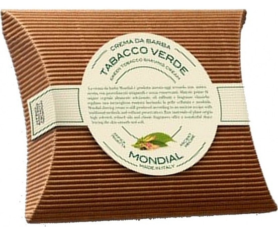 Shaving Cream 'Tabacco Verde' - Mondial Shaving Cream Wooden Bowl (Refill) — photo N1