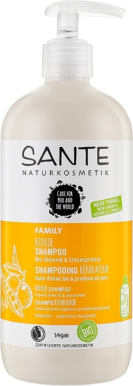 Olive Oil & Pea Protein Shampoo - Sante Olive Oil & Pea Protein Repair Shampoo — photo N3