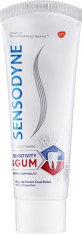 Whitening Toothpaste for Hypersensitive Teeth - Sensodyne Sensitivity & Gum Whitening — photo N2